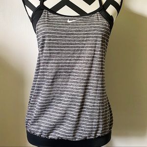 Nike tank top T back with sports bra